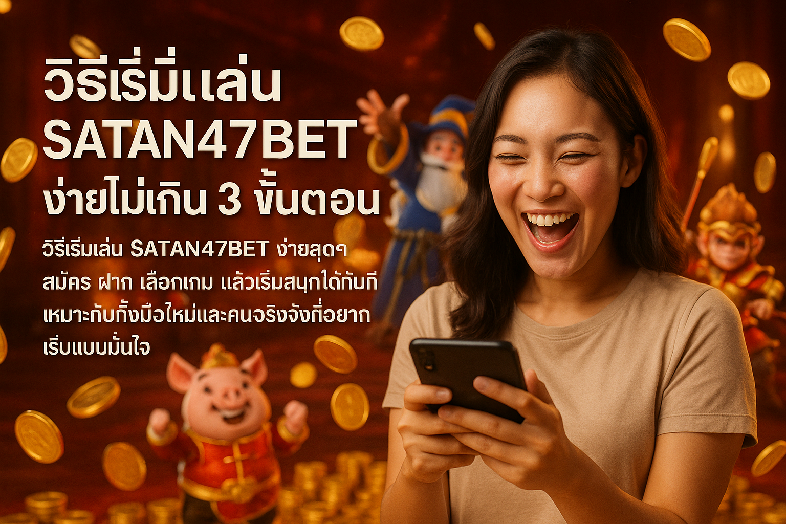 วิธีเริ่มเล่น SATAN47 ง่ายไม่เกิน 3 ขั้นตอน